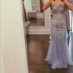 JOVANI lavender prom dress